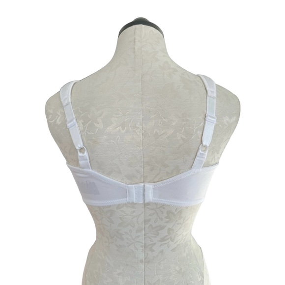 Bali NEW Live It Up Seamless Underwire Bra Petal Pattern White Size 36DD - Picture 9 of 16